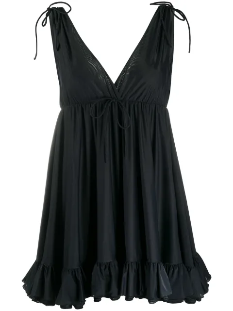 Balenciaga top con dobladillo de volantes