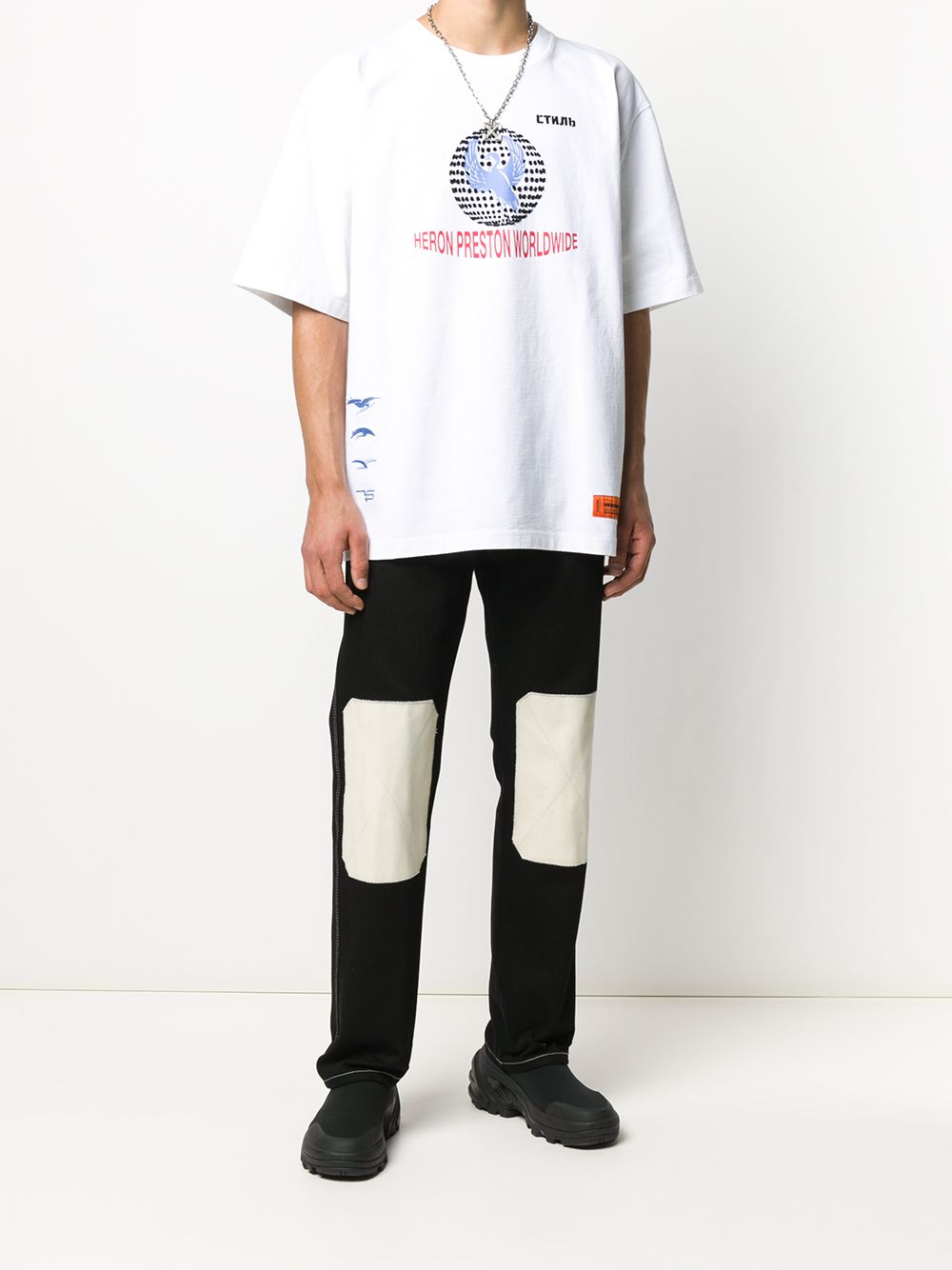 фото Heron preston work wear short sleeved t-shirt