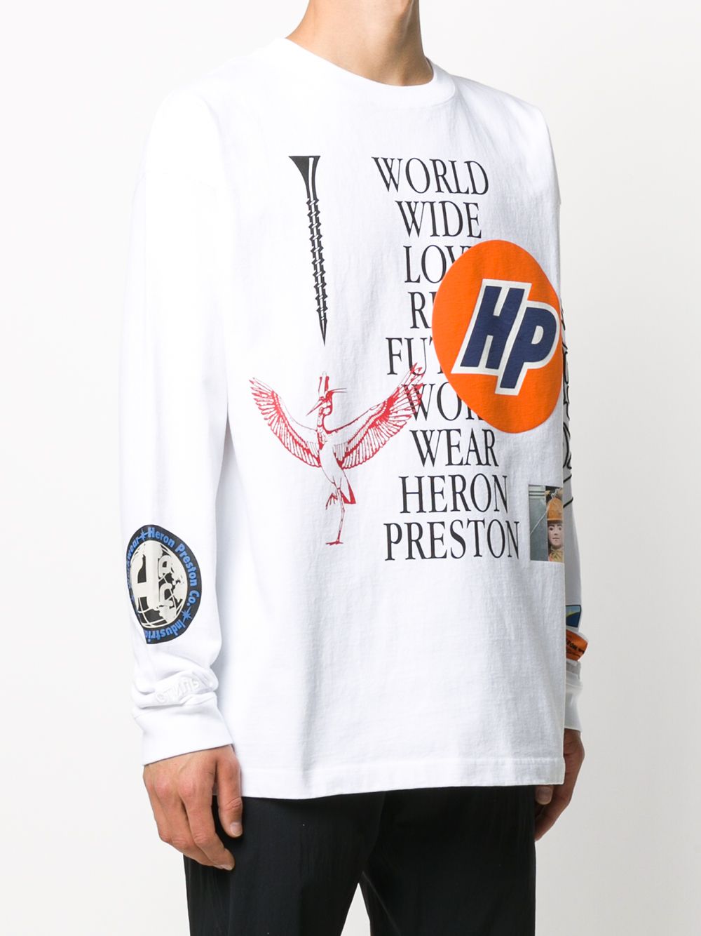 фото Heron preston world wide love sweatshirt