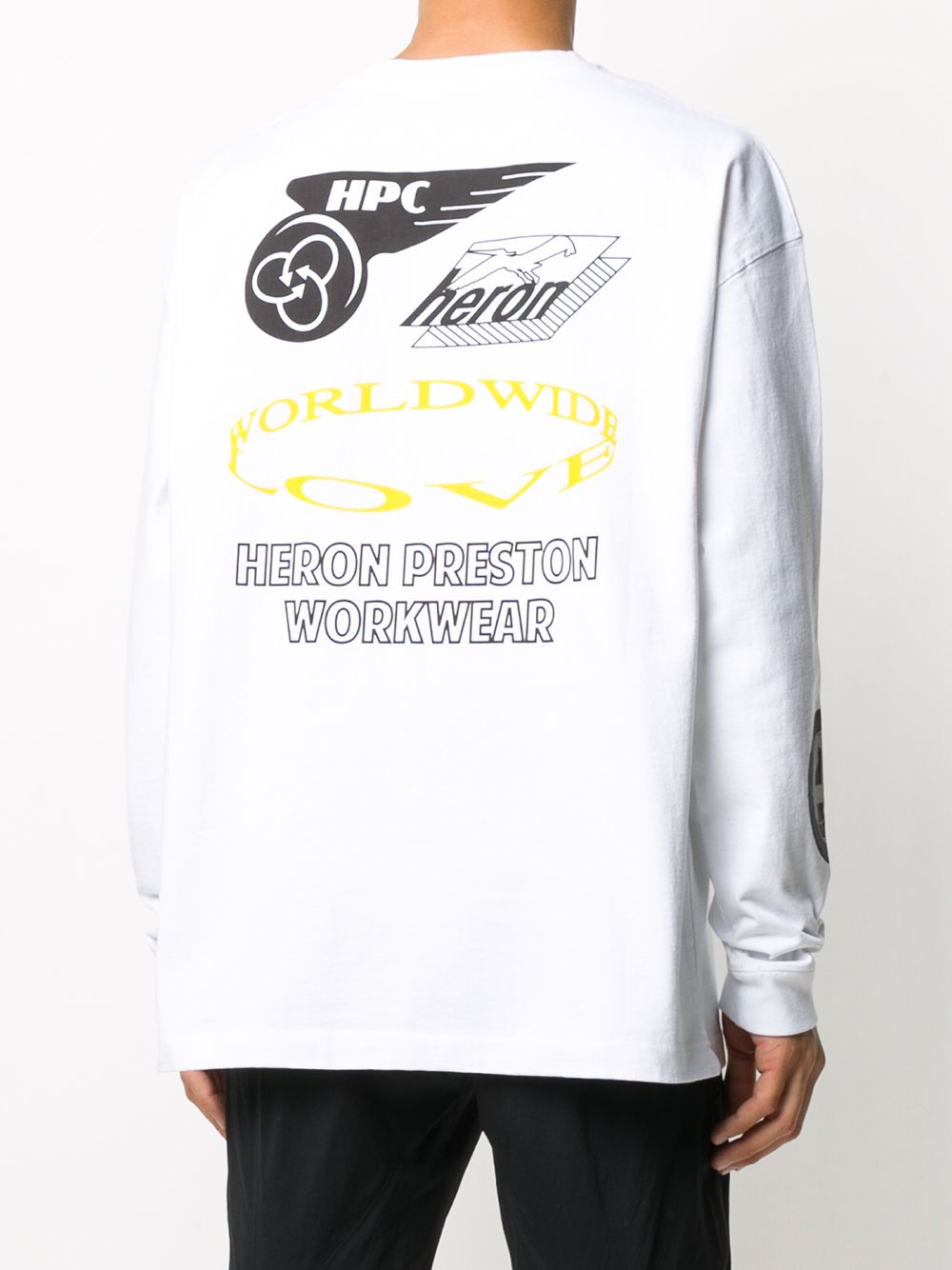 фото Heron preston world wide love sweatshirt