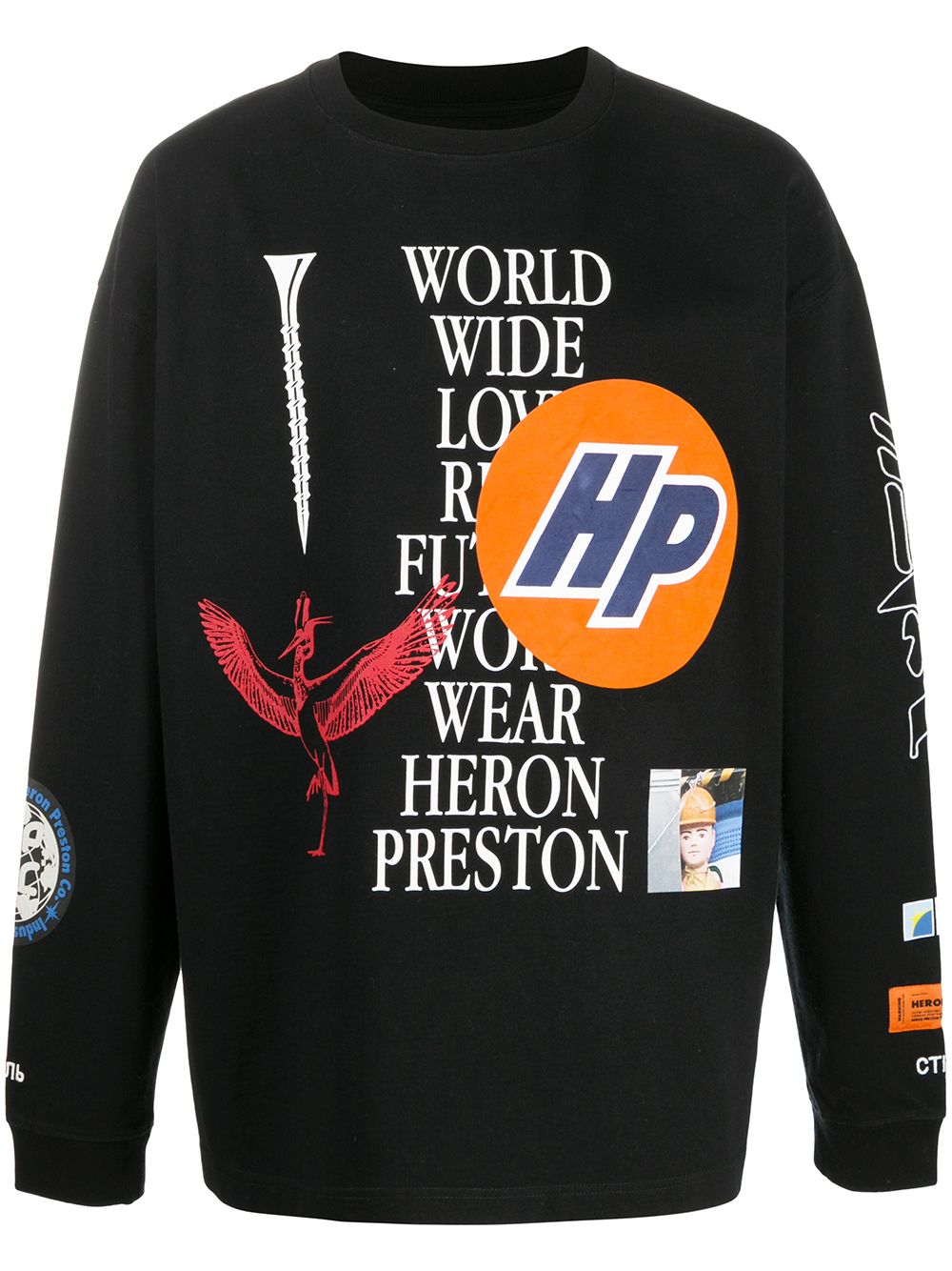 Heron Preston World Wide Love スウェットシャツ 通販 Farfetch