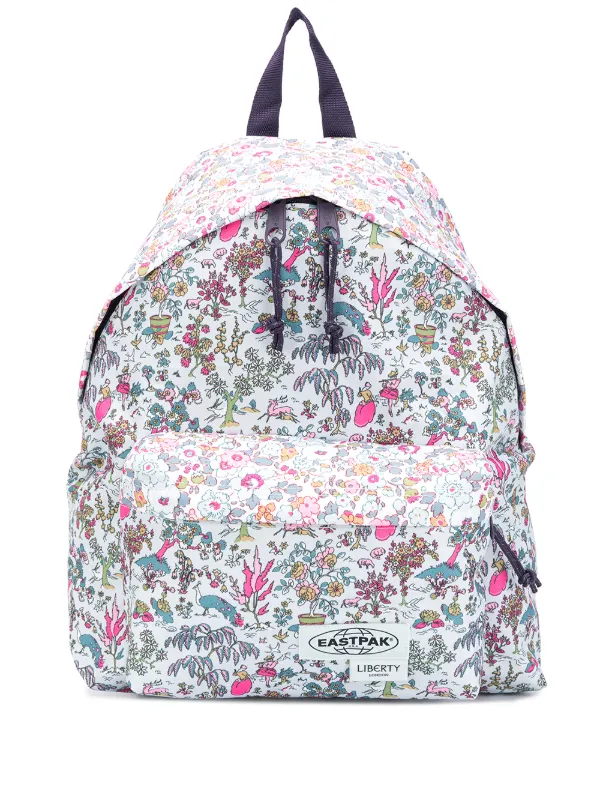 eastpak floral backpack