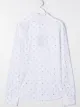 Image 2 of Emporio Armani Kids logo embroidered shirt