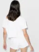Terry tie-front boxy-fit top
