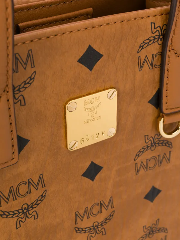 Mcm cognac bag sale