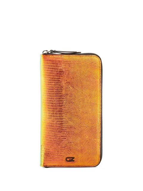Giuseppe Zanotti iridescent effect continental wallet 