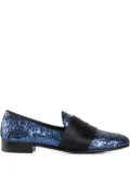 Giuseppe Zanotti Patrick sequin loafers - Blue