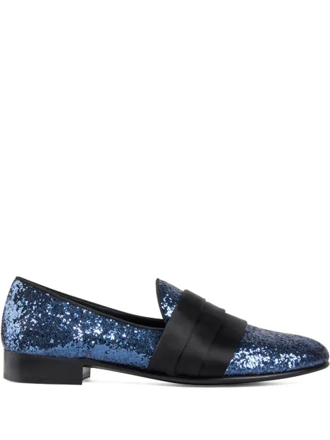 Giuseppe Zanotti Patrick sequin loafers 