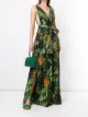 Image 2 of Dolce & Gabbana cotton pineapple print maxi dress