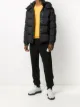 Image 2 of Moncler logo print quilted jacket