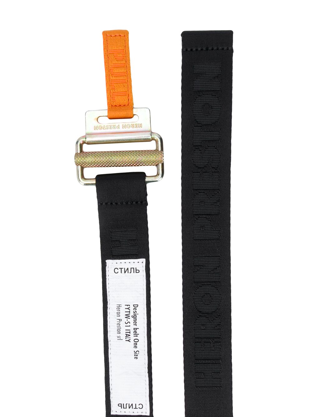 фото Heron preston logo utility belt