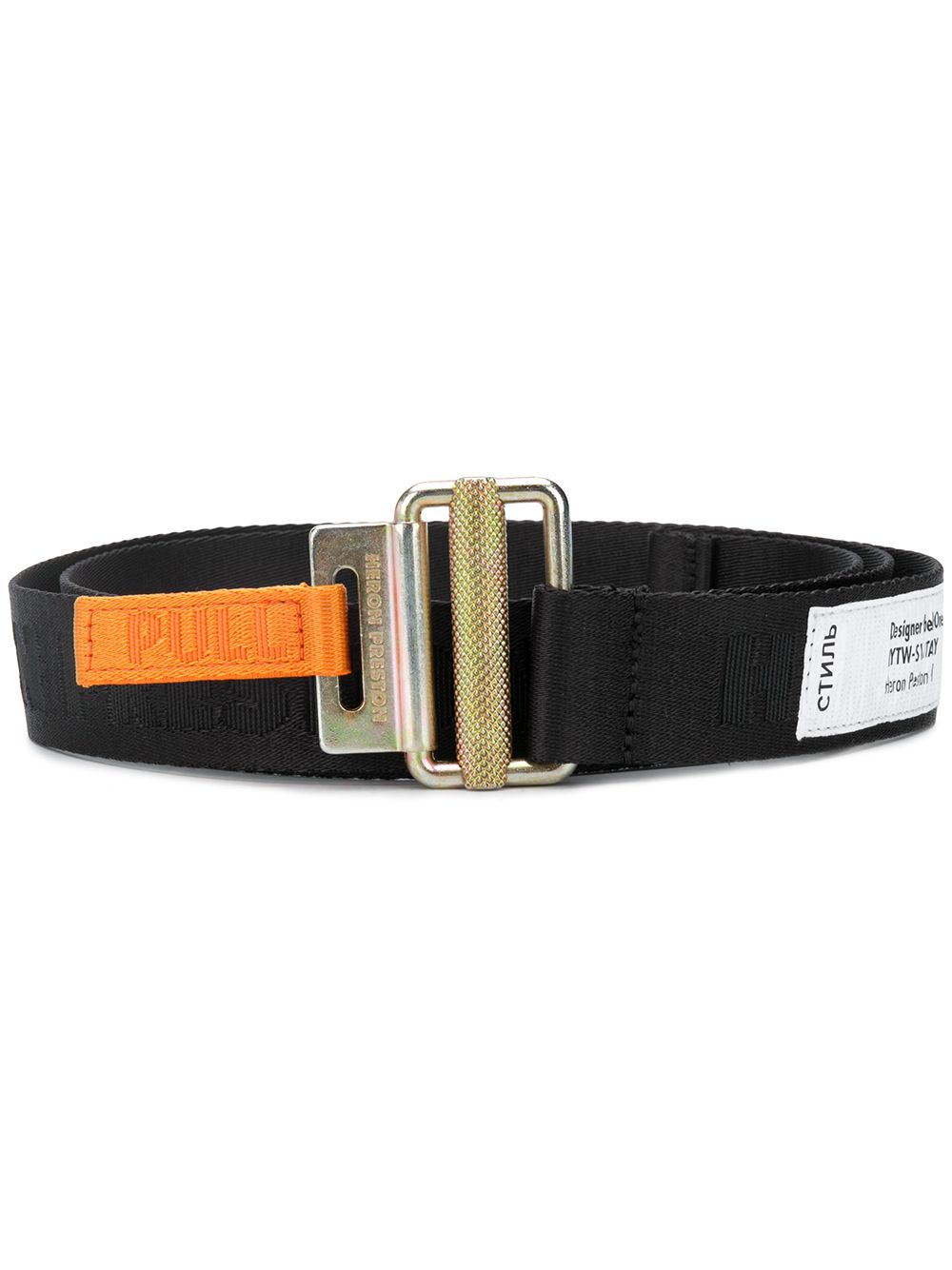 фото Heron preston logo utility belt