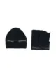 Image 1 of Emporio Armani Kids 2-piece logo hat and scarf set