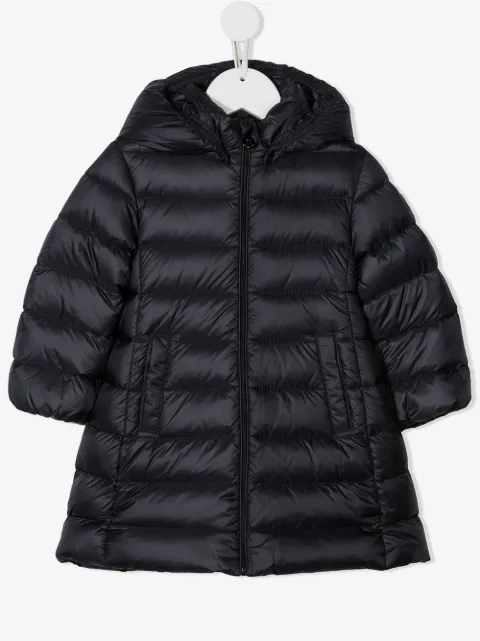 Moncler Enfant feather down hooded jacket