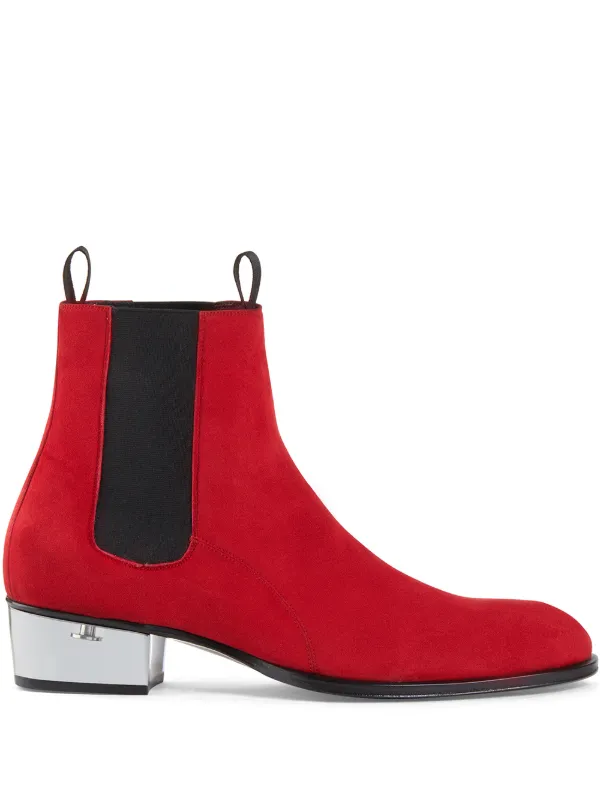 giuseppe zanotti red boots