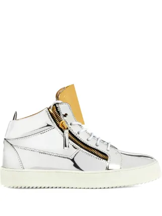 Giuseppe Zanotti Kriss Steel high-top Sneakers - Farfetch