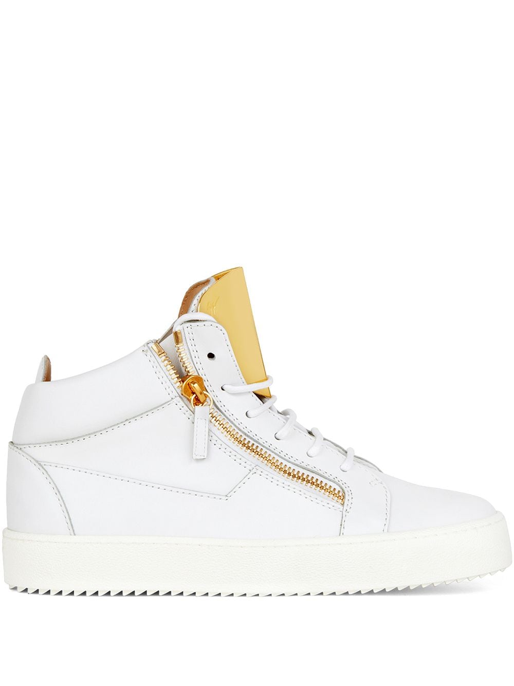 

Giuseppe Zanotti tenis altos Kriss Steel - Blanco