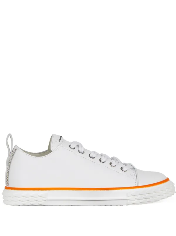 giuseppe zanotti leather sneaker