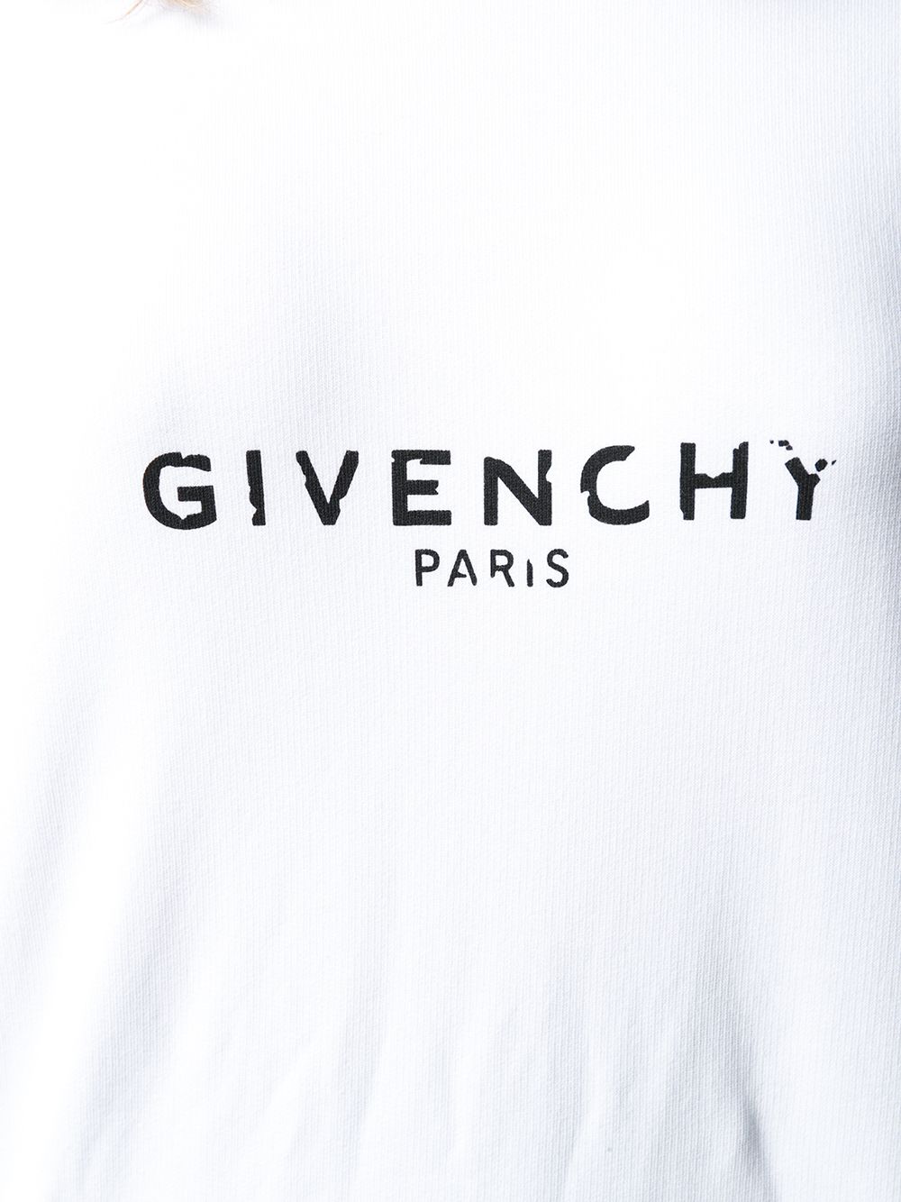 Givenchy antique-effect Logo Print Sweatshirt - Farfetch