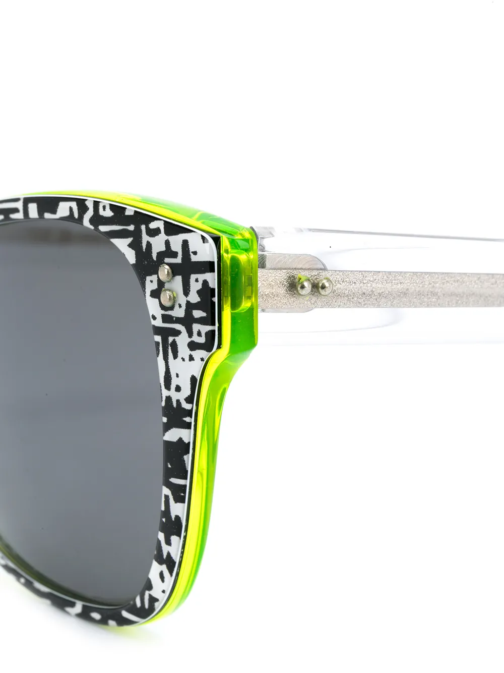 Cutler & Gross M1161 zonnebril met vierkant montuur Zwart
