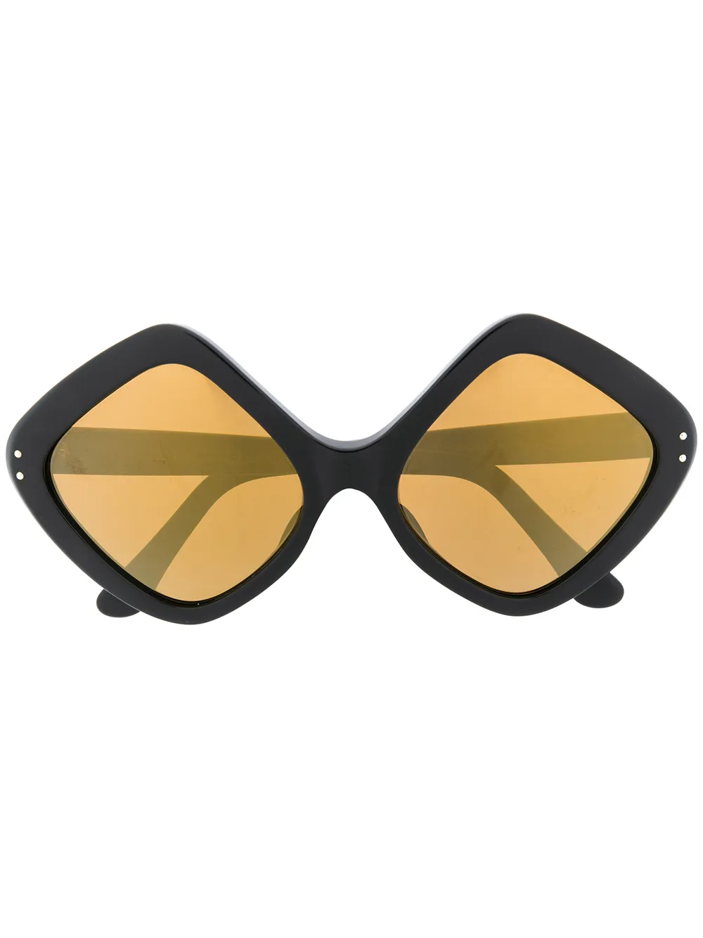 Cutler & Gross Zonnebril met oversized montuur Zwart