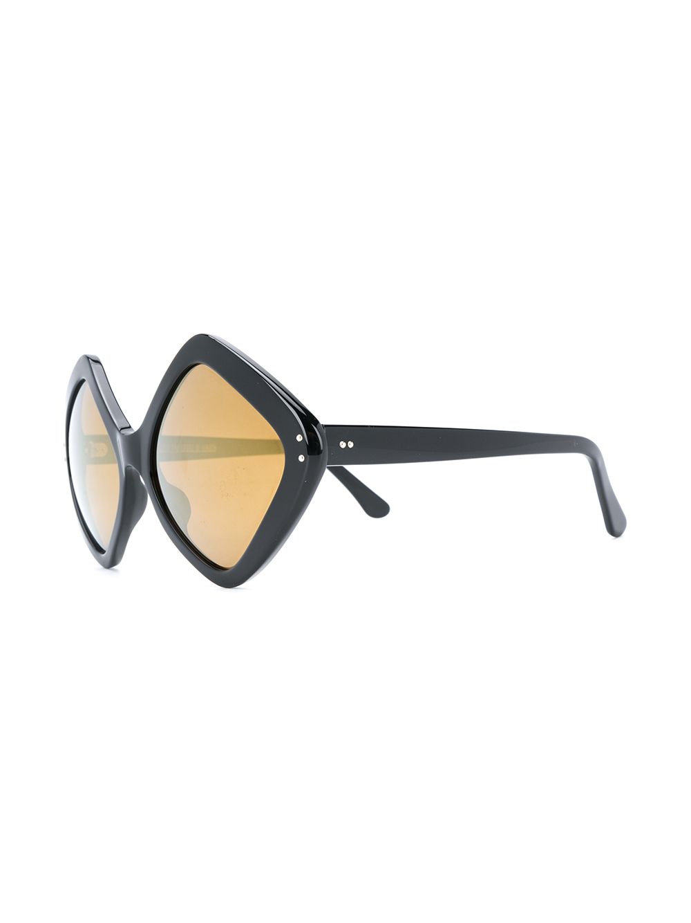 Cutler & Gross Zonnebril met oversized montuur - Zwart