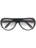 Cutler & Gross oversize-frame sunglasses - Black