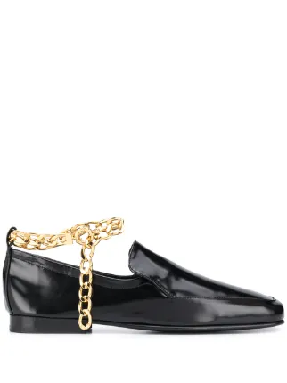 ankle strap loafers