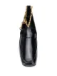 BY FAR chain ankle strap loafers