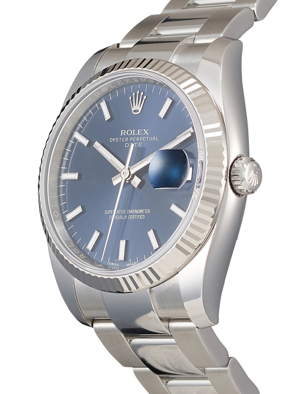 фото Rolex наручные часы oyster perpetual date 34мм pre-owned