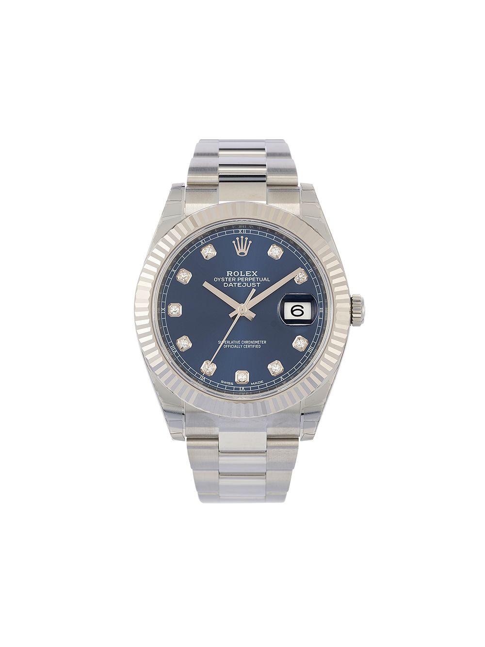 фото Rolex наручные часы oyster perpetual datejust 41 мм pre-owned