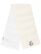 Image 1 sur Moncler écharpe texturée à patch logo