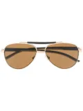 TAG Heuer aviator-frame sunglasses - Gold