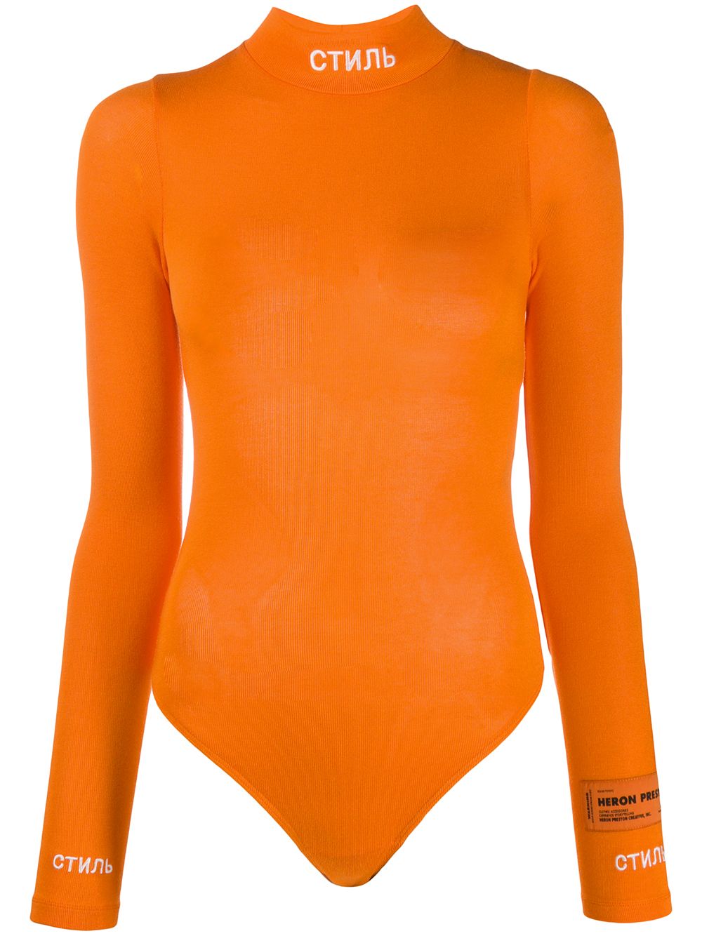 фото Heron preston embroidered long-sleeved body