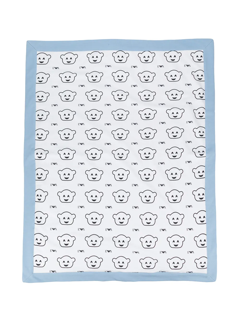 Emporio Armani Kids одеяло из джерси с логотипом