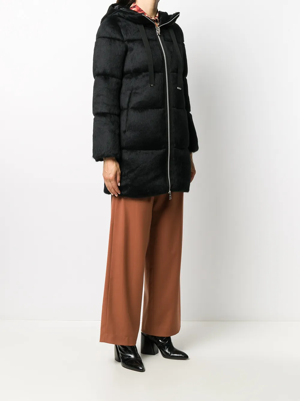  Herno Mid-length Puffer Jacket - Black 
