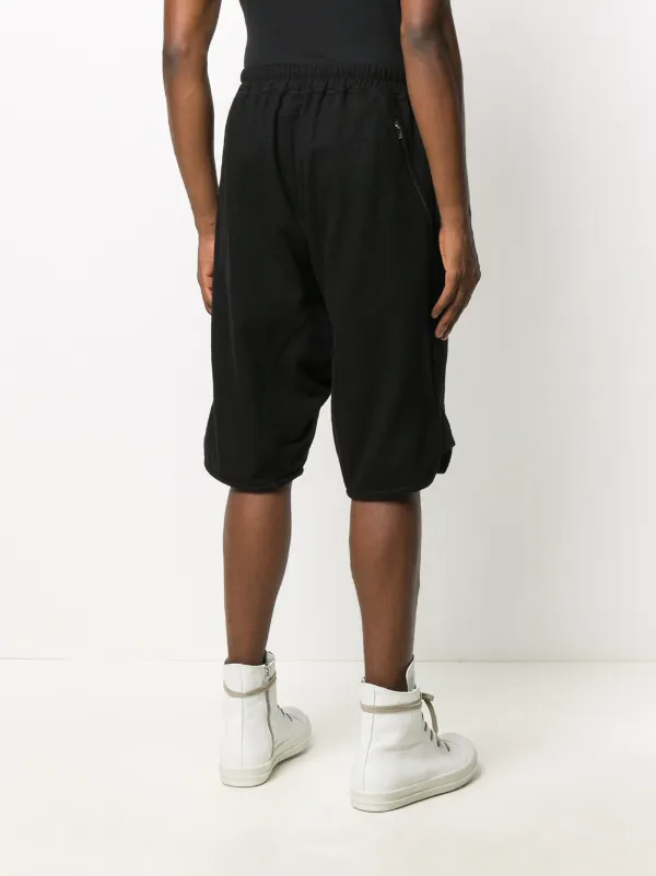 Rick Owens Dropped Crotch Track Shorts 