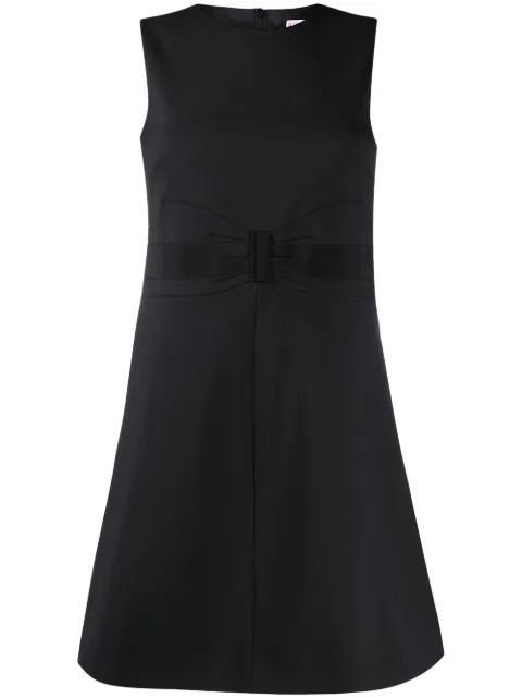 RED Valentino bow-detail sleeveless mini dress