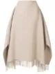 Image 1 of Goen.J knitted frayed skirt