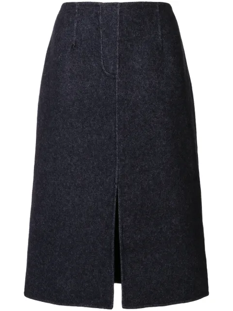 Goen.J knitted midi skirt
