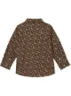الصورة 2 من Burberry Kids قميص بطبعة مونوغرام وخطوط