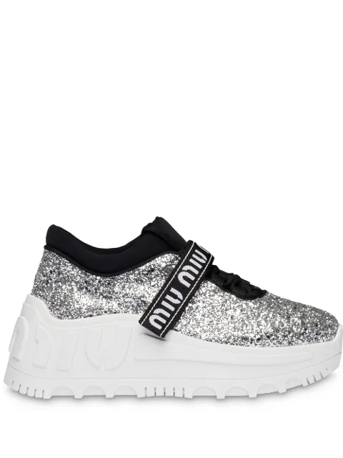 chunky flatform trainers