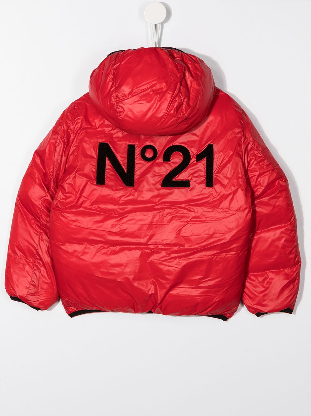 фото Nº21 kids logo-embossed padded jacket