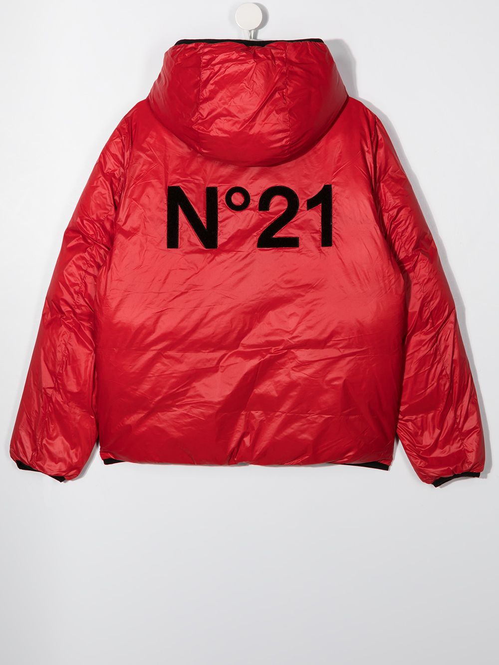 фото Nº21 kids teen logo-embossed padded jacket