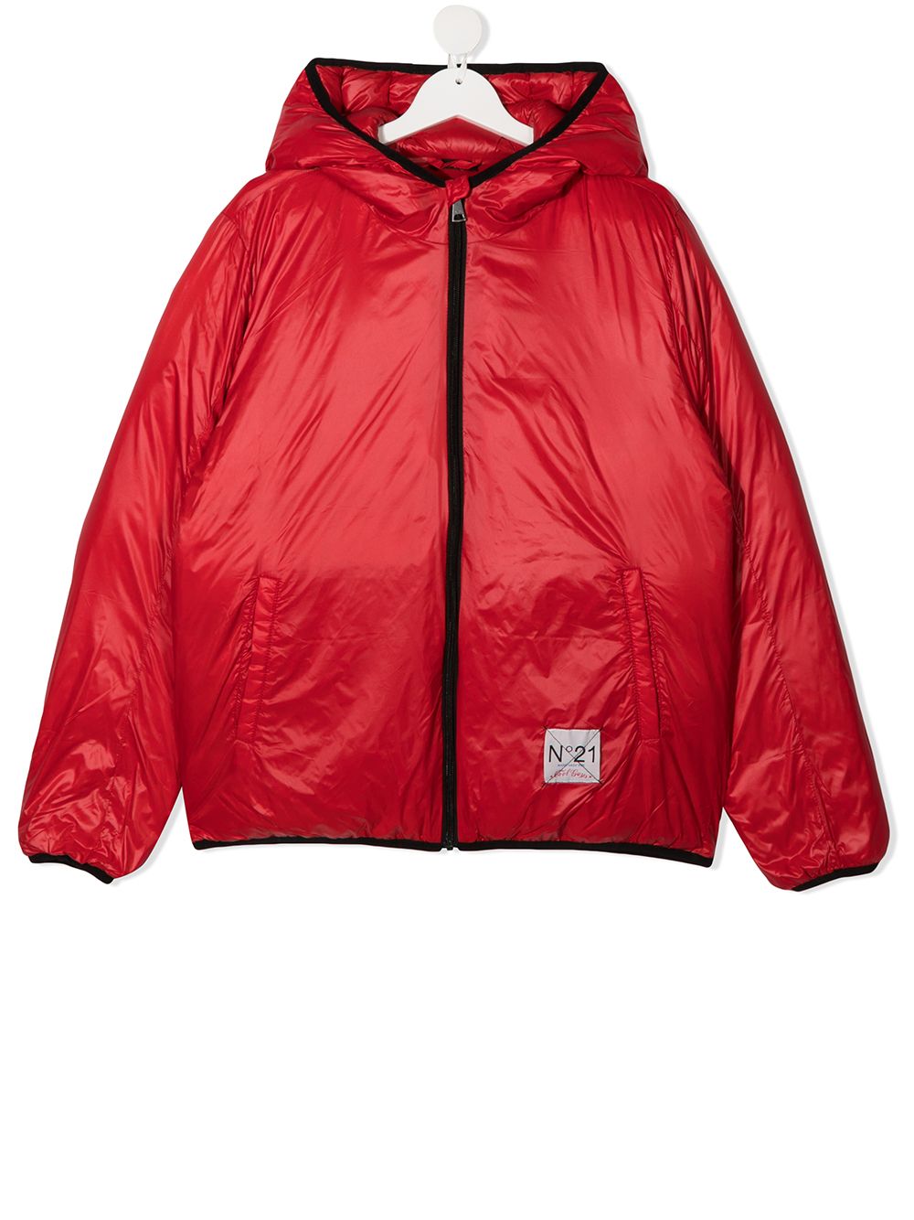 фото Nº21 kids teen logo-embossed padded jacket