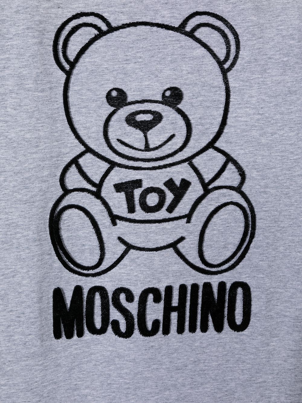 фото Moschino kids платье-футболка с принтом teddy bear