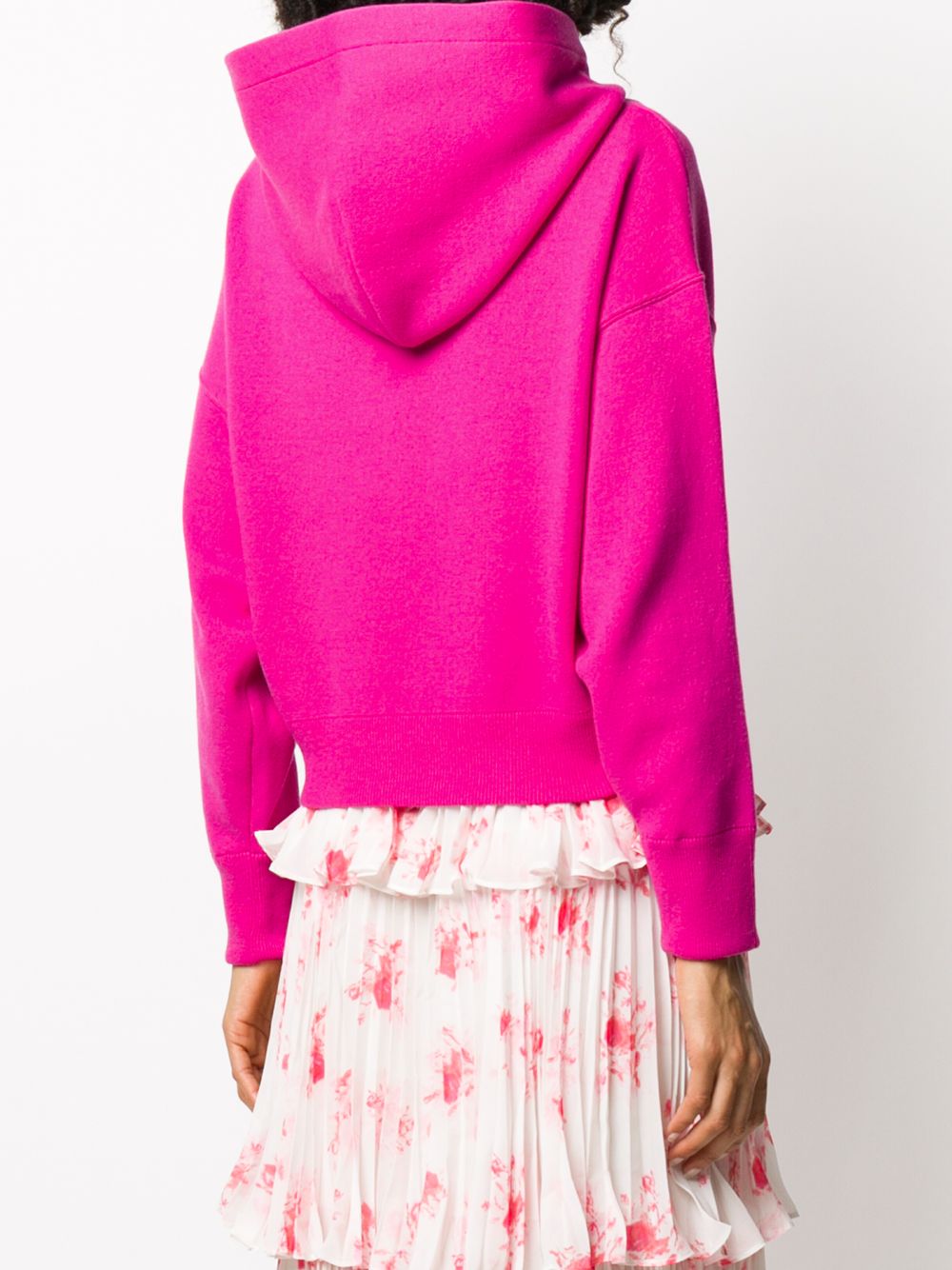 фото Valentino cropped knitted hoodie