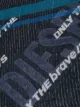 Diesel printed logo denim scarf