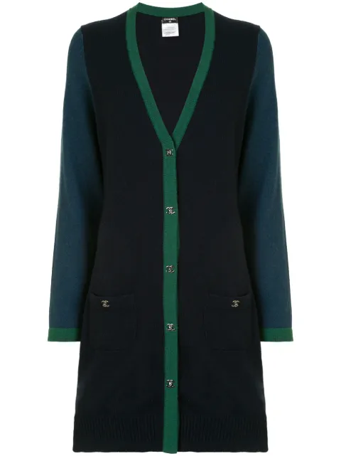 chanel long cardigan