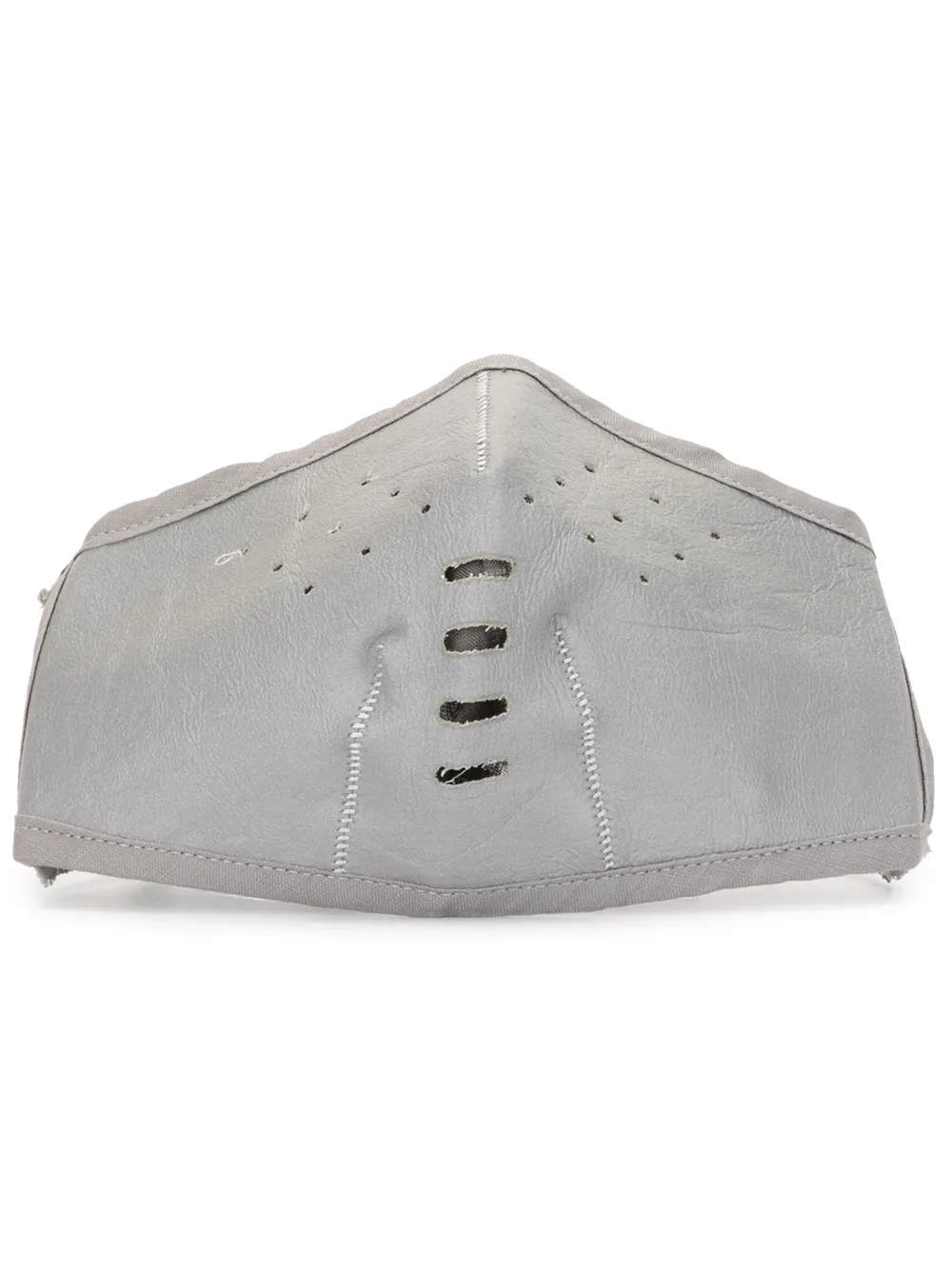 Isaac Sellam Experience stitch detail face mask | Grey | Image 1